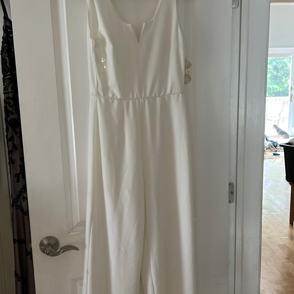 NWT Altered State White Jumpsuit size M